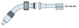 Tbi Корпус горелки 360 DR, 45°