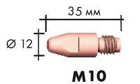 Tbi Наконечник М10х 35mm ECU CUCRZR