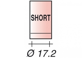 Сопло TIG 17/18/26 газ. линза  короткое  D17.2