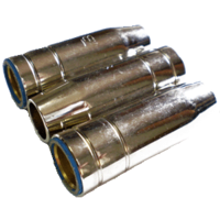 Tbi Сопло L=80.5мм d=16mm, кон. хром/плат., 345P022173
